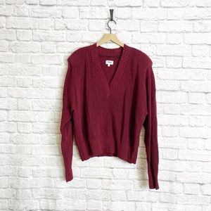 PISTOLA Camille Strong Shoulder Knit Sweater